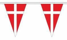 Flagguirlande Danmark stor (inde/ude)